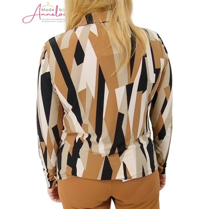 Batida Blouse 2247 kraag strik Classy Stripe